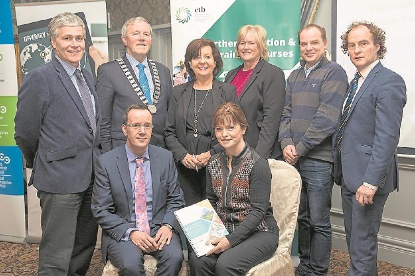 Back: Edmond Connolly, Cllr Roger Kennedy, Rita Guinan, Eileen Condon, Con Trass and Cllr John Hogan. Front; Joe Leddan and Sinead Carr