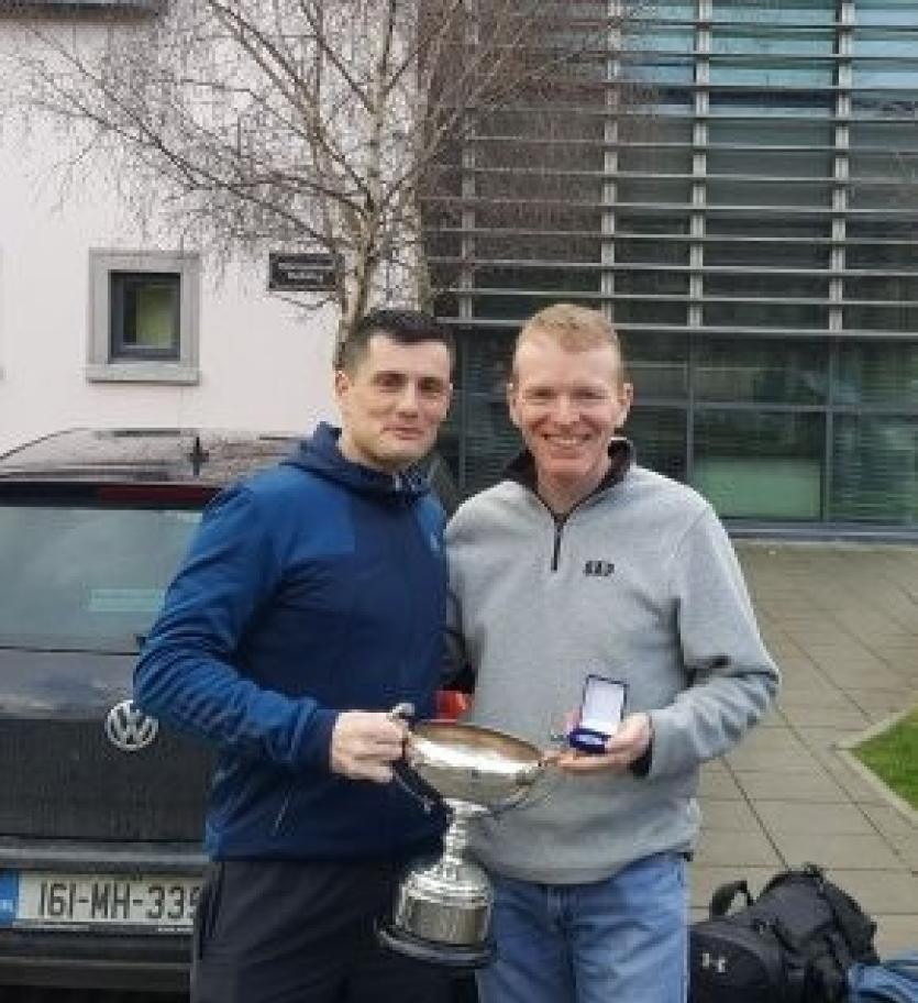 Kieran Lees and Damien Holian who ran the garda national cross country last Wednesday