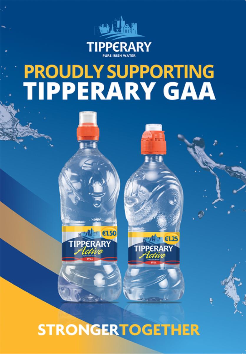  In association with Tipperary Pure Irish Water 