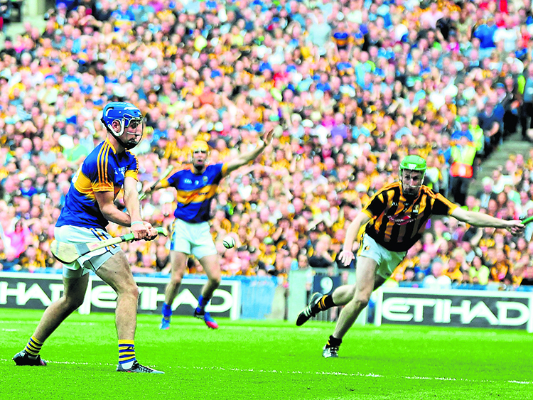 John McGrath pictured in action against Kilkenny on All-Ireland final day. Photo: Eamonn McGee