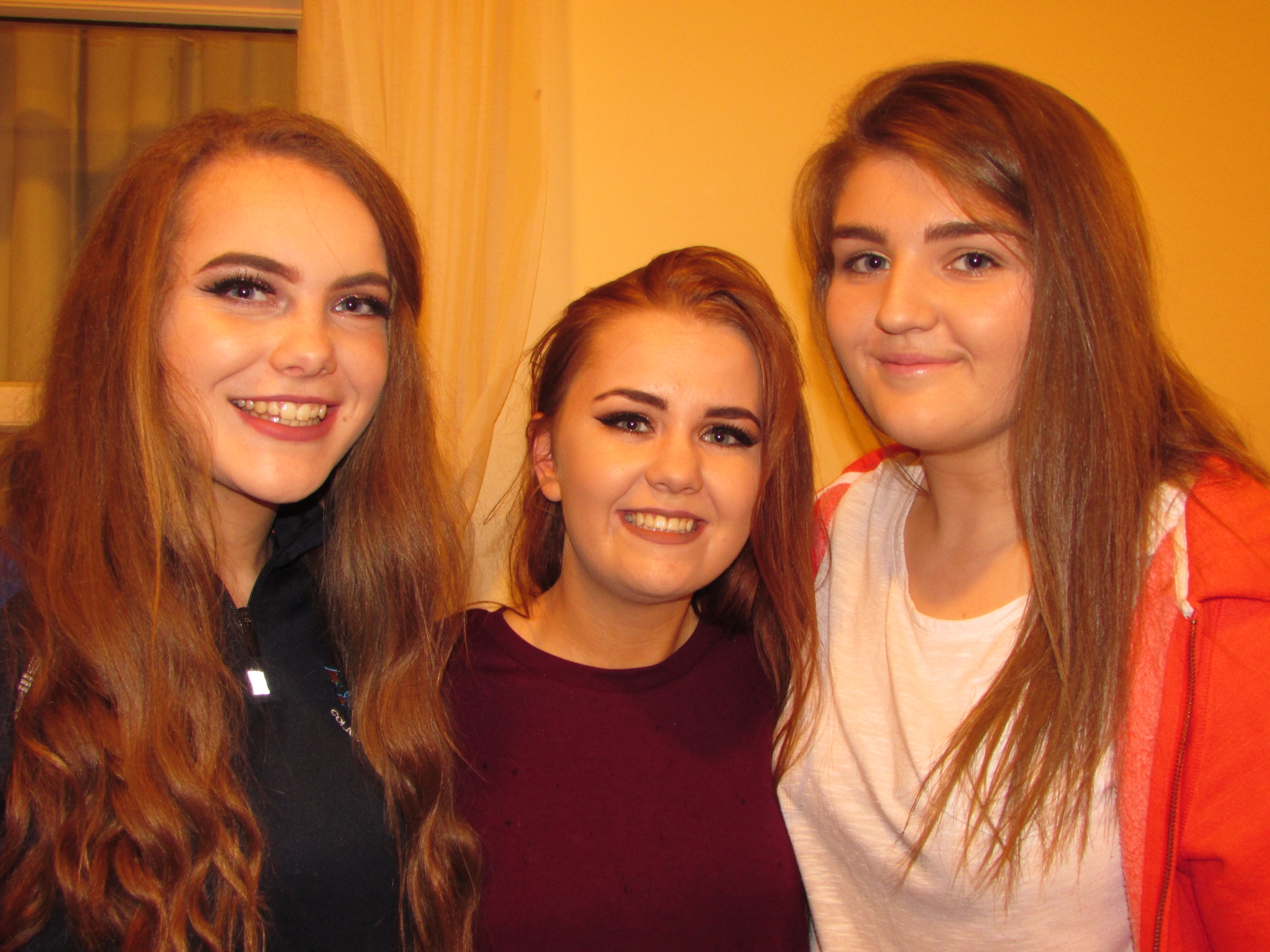 Tiffani Forrestal, Ruth Cleary and Niamh Murphy were models in the fashion show. 