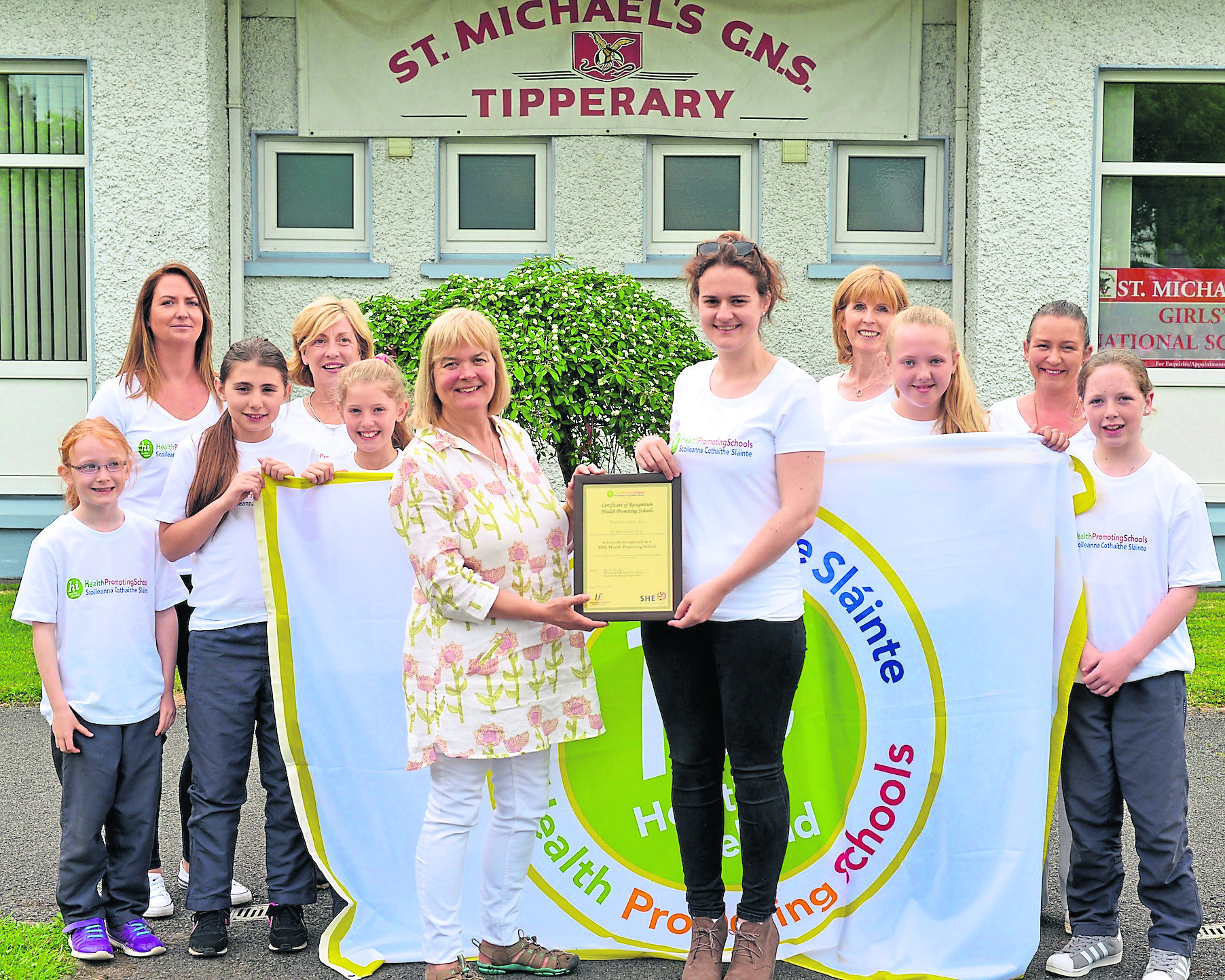 St Michael's health flag